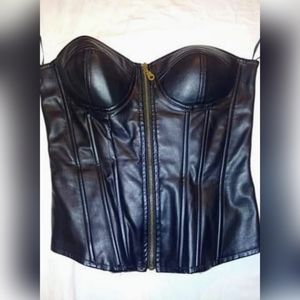 leather corset